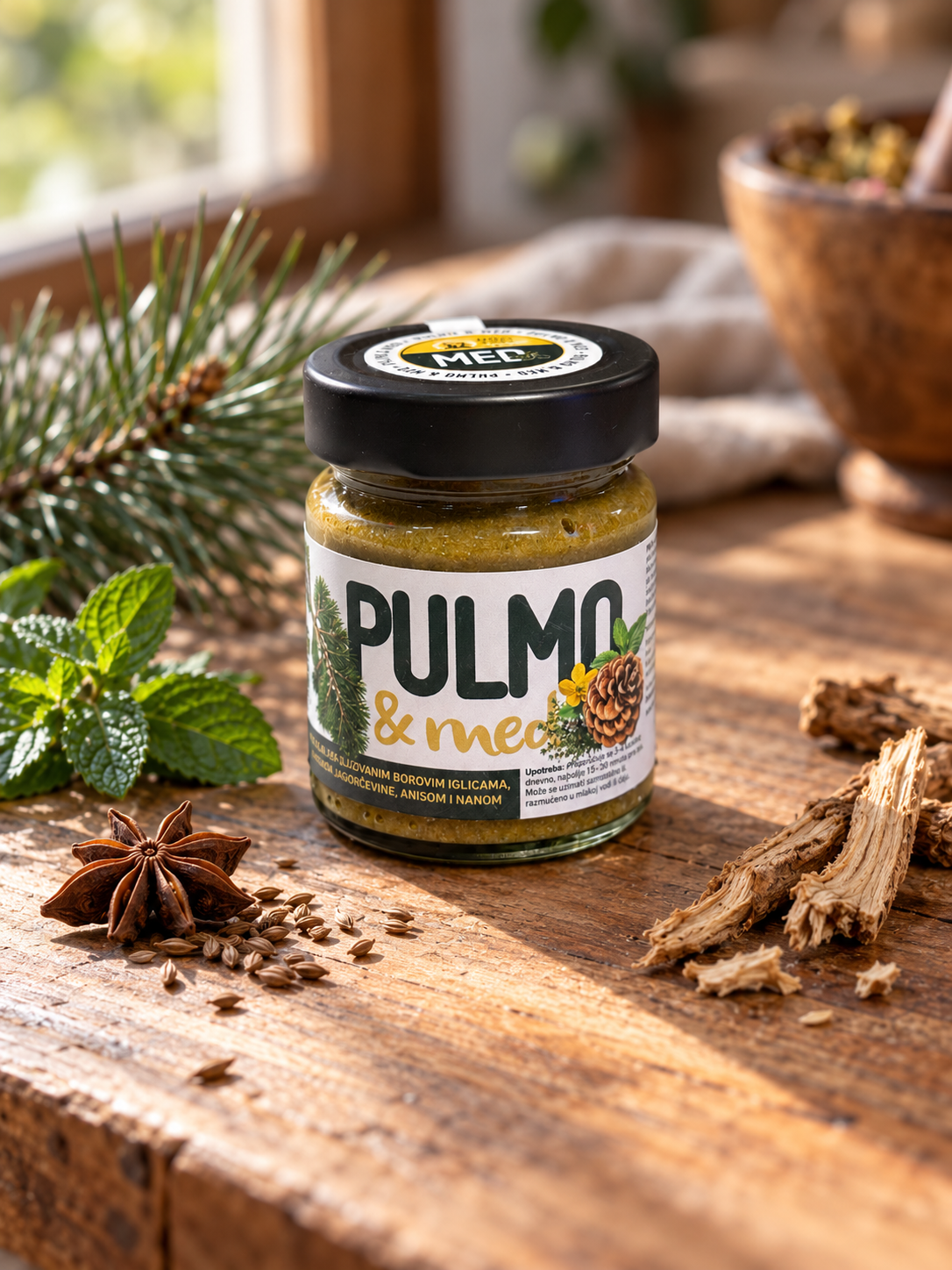 Pulmo med 240 g – prirodna podrška plućima